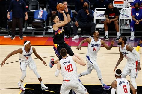 Phoenix suns vs la clippers match player stats - Led by 47 points from Devin Booker, the star-studded Phoenix Suns defeat the LA Clippers in 5 games, setting up a Conference Semifinal matchup with the Denver Nuggets. April 26, 2023.